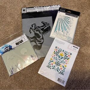 Assorted Craft Stencils